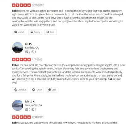 Small snippet of prior reviews