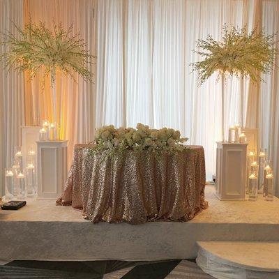 Ceremony pedestal rentals