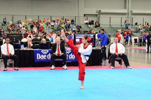 At Taekwondo Nationals