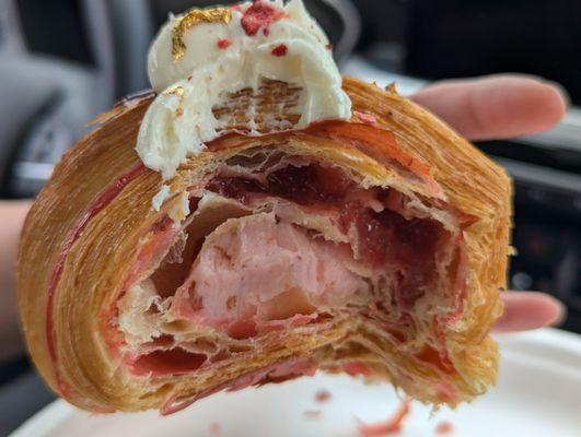 Strawberry Croissant Interior