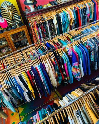 Racks on racks of vintage