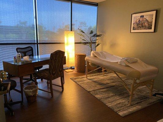 One of our peaceful treatment rooms