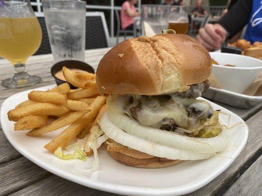 Mushroom Swiss Burger