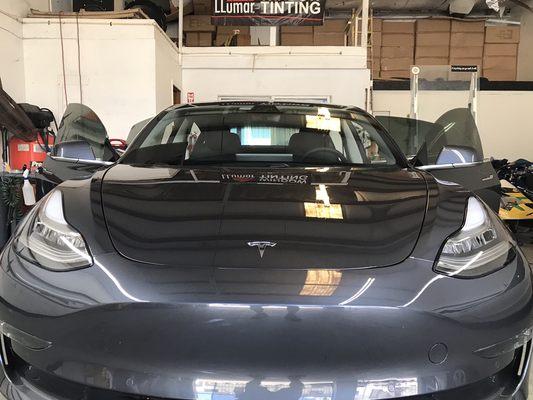 2018 Tesla Model 3 with LLumar ATC 15