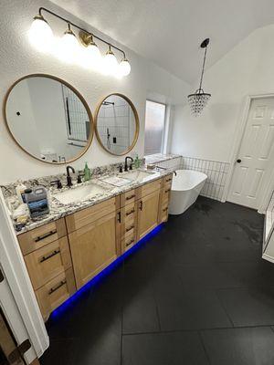 Full master bathroom renovation with standalone tub and Walk In Shower
Keller, Texas