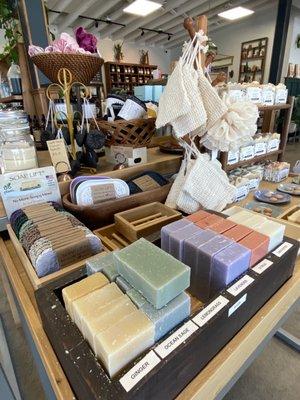 Soaps and shampoo bars