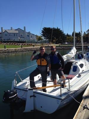 Basic keel boat 101 day 1 & 2 completed this weekend. Had a great time with Bernard, Kevin and our instructor Chris.