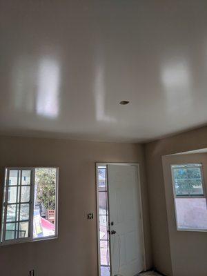 Popcorn Ceiling (After)