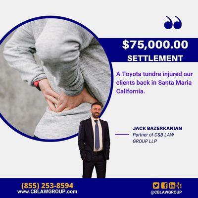 If you need car accident injury lawyers that can fight for maximum compensation. You found the right attorney. Give us a call!