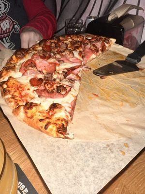 Lover's meat pizza - yum