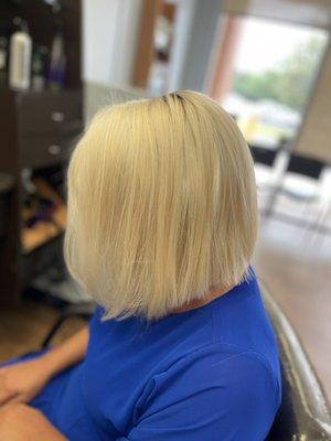 Blonder with olaplex treatment