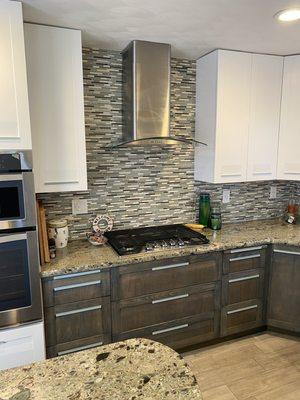 Backsplash of new kitchen install