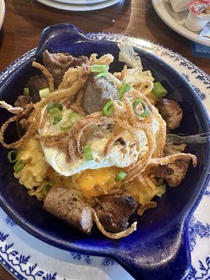 Steak hash skillet