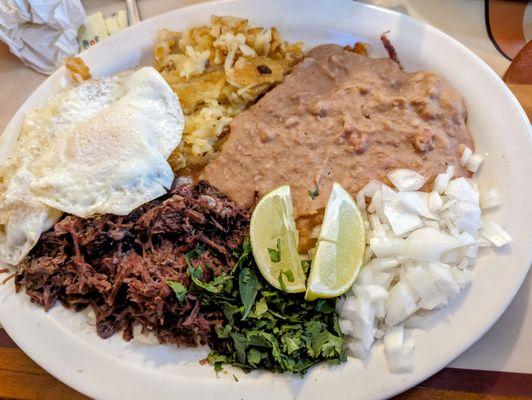 Barbacoa plate