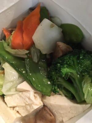 Tofu and veggies