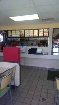 Inside Del taco