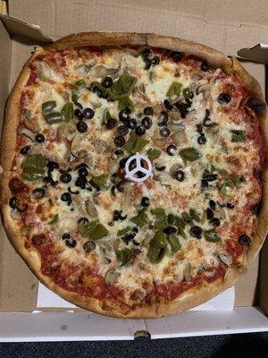 Veggie pizza