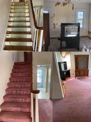 stairs and flooring