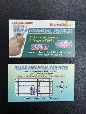 Give relax financial services a call there great and fast service