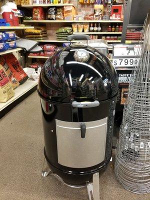 Weber smoker.