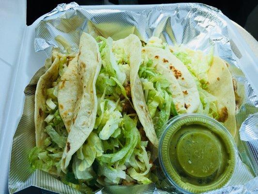 American style grilled chicken tacos: 99c/piece  Yumminess overloads :D