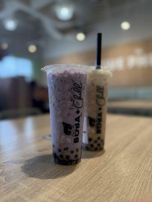 Taro Tea w/Boba