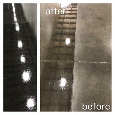 Epoxy on concrete