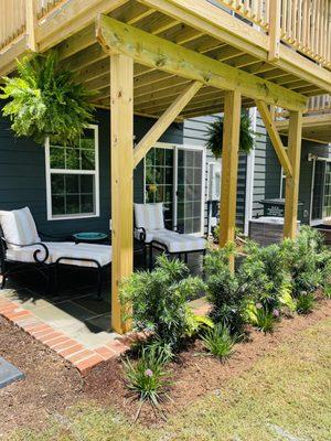 Beautiful Patio and landscaping built by Allium Fine Gardens at my townhome