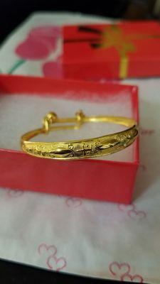 Beautiful 24k Baby Bangle