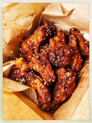 Soy Garlic Wings (sticky, sweet, umami, and delicious)!