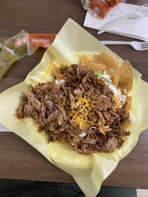 Carnitas nachos