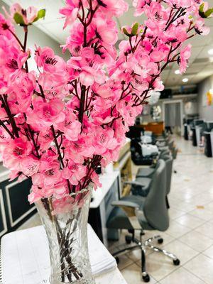 flower inside salon