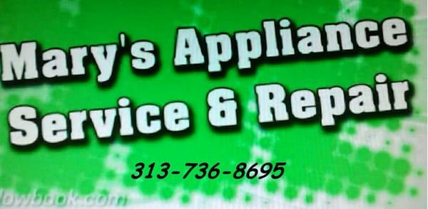 Mary's Appliance Service