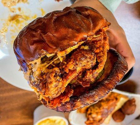 Fried chicken sandwich