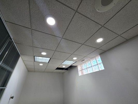 LED CONVERSION AT BANK