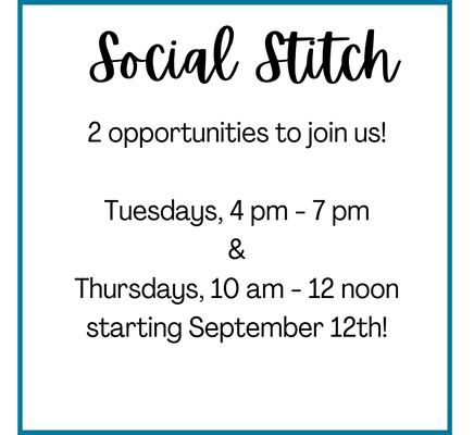 Social Stitch hours