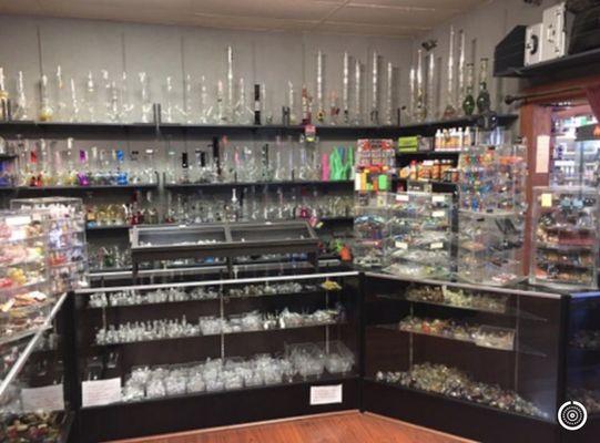 The largest selection of glass and accessories in town