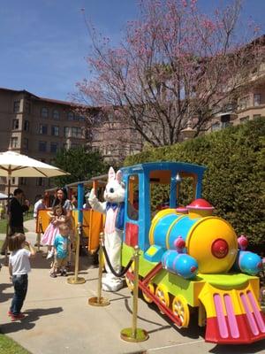 The Mini Express celebrating Easter in Pasadena CA.