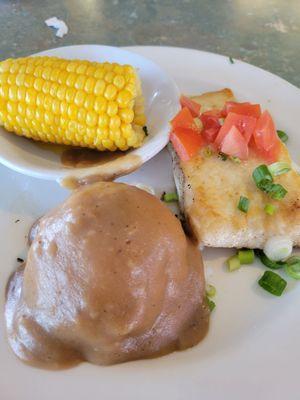 Halibut steak