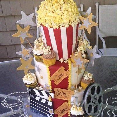 Movie themed custom cake