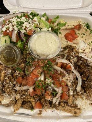 Chicken Shawarma Plate