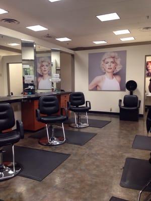 Inside salon