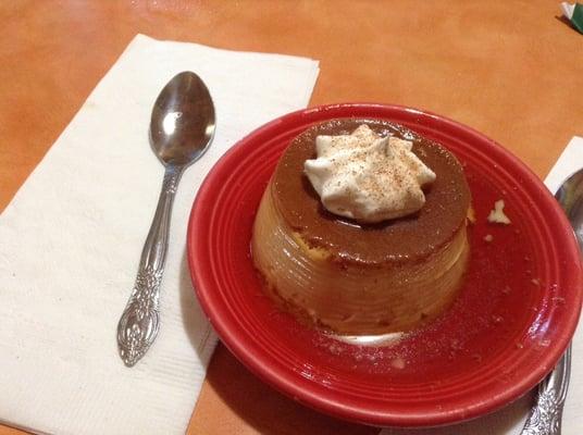 Loved the hint of cinnamon on the flan!