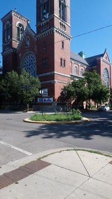 St. Joseph Catholic Church at 48th St and Hermitage Ave (SE corner)