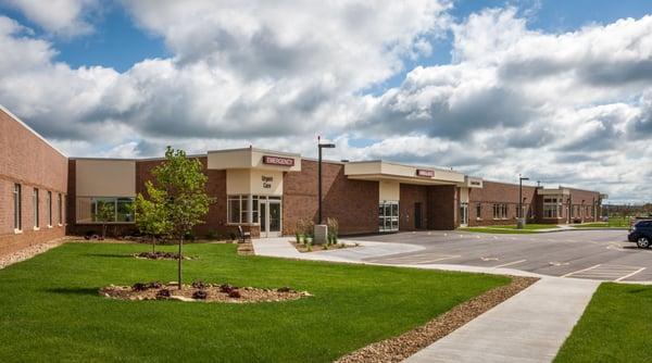 Emergency and Urgent Care entrance