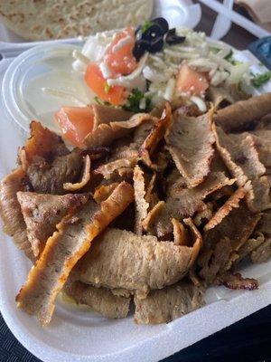 Heaping Gyros Platter