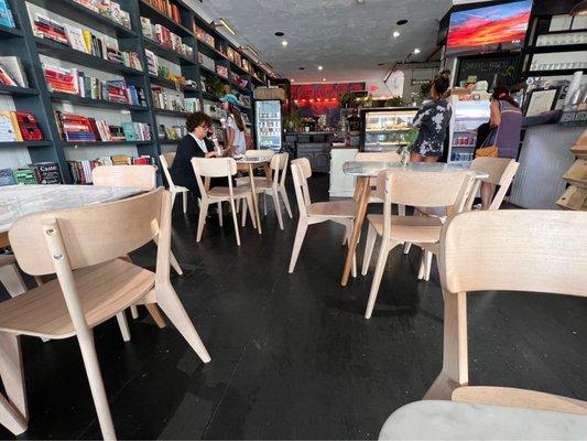 Main dining area and service counter