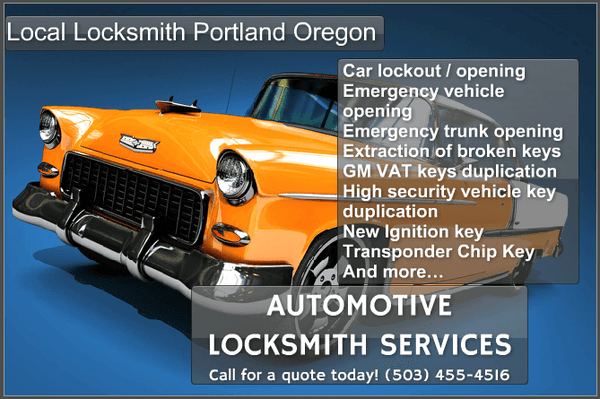 If you need help now, we're the best company to call. If you need a locksmith, do give us a call at (503) 455-4516.