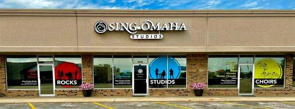 Sing Omaha Studios entrance (84th & Park Dr.)