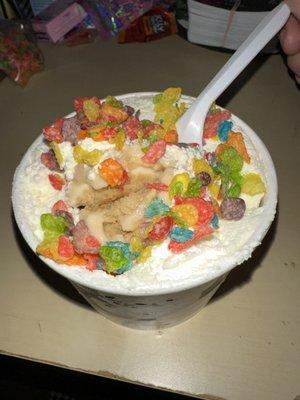 Fruity Pebble Doobie Snack Pudding